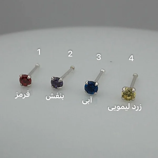 پیرسینگ بینی نقره کد 290